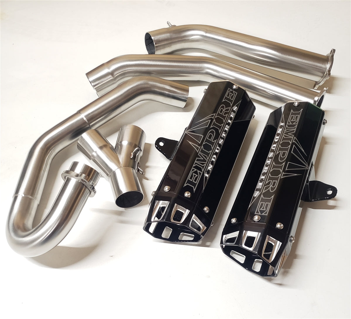 YAMAHA RAPTOR 700 2015+ EMPIRE DUAL FULL SYSTEM EXHAUST G2