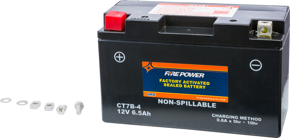 BATTERY CT7B-4 SEALED FACTORY ACTIVATED