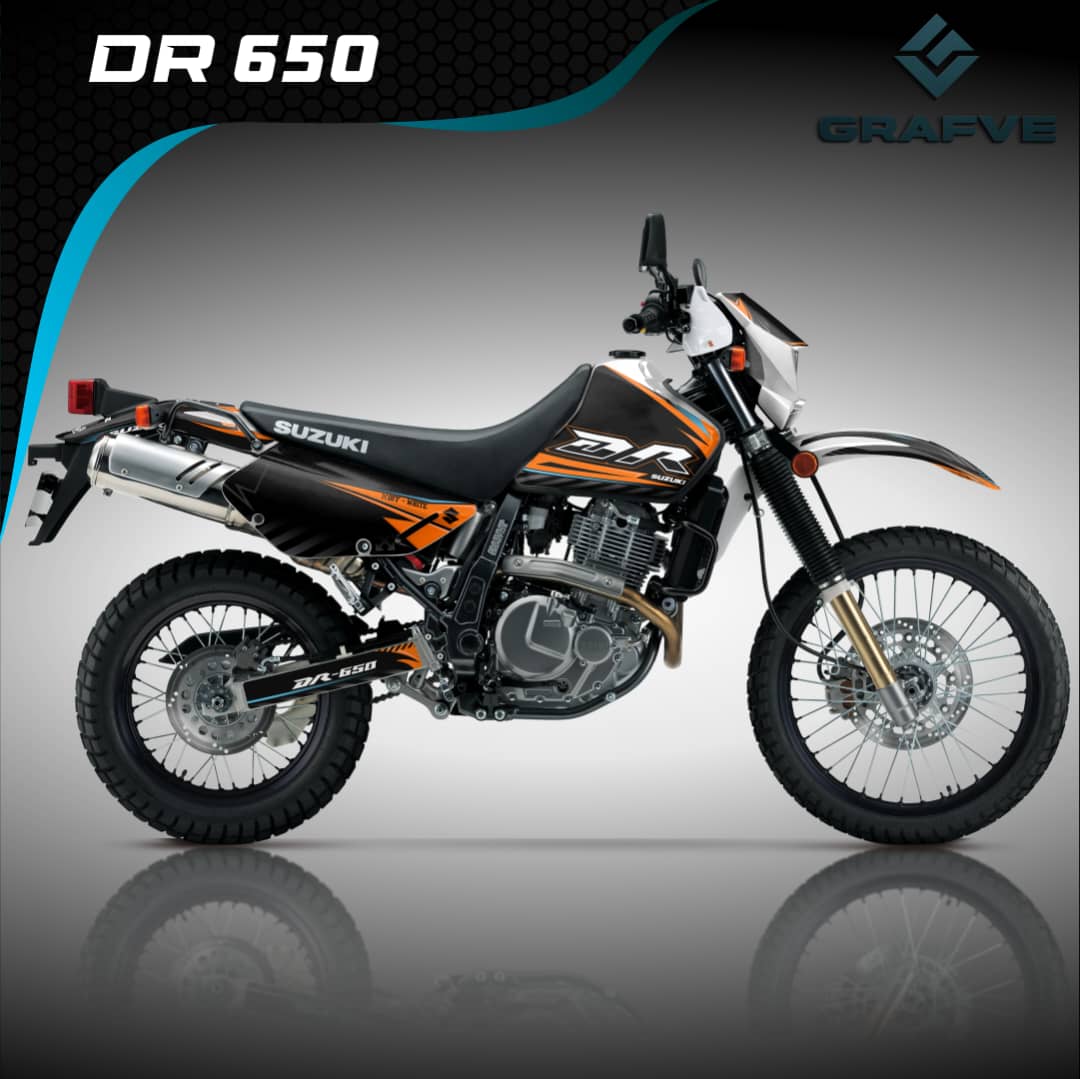 DR650 KIT GRÁFICAS-BORANGE