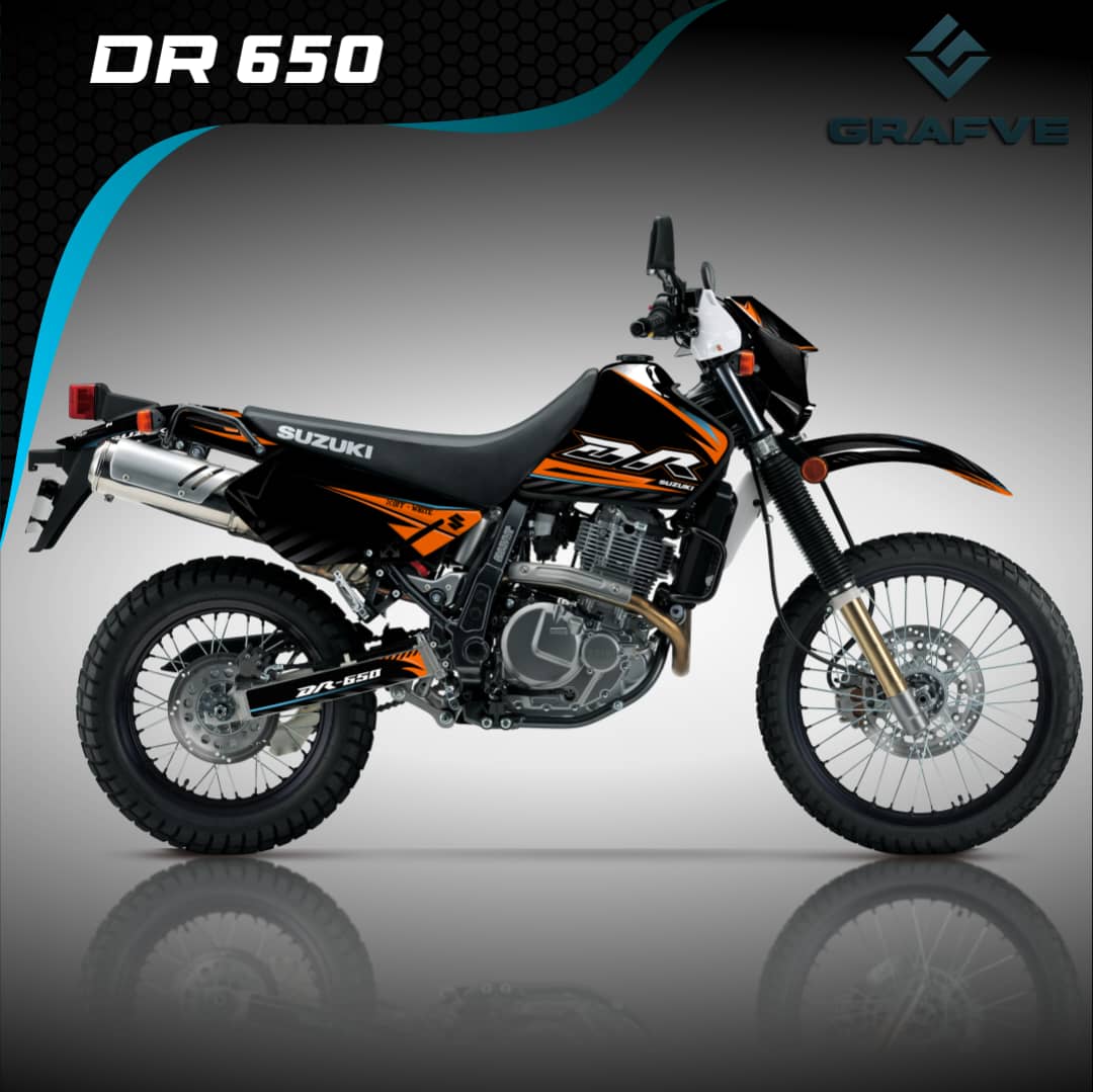DR650 KIT GRÁFICAS-BORANGE