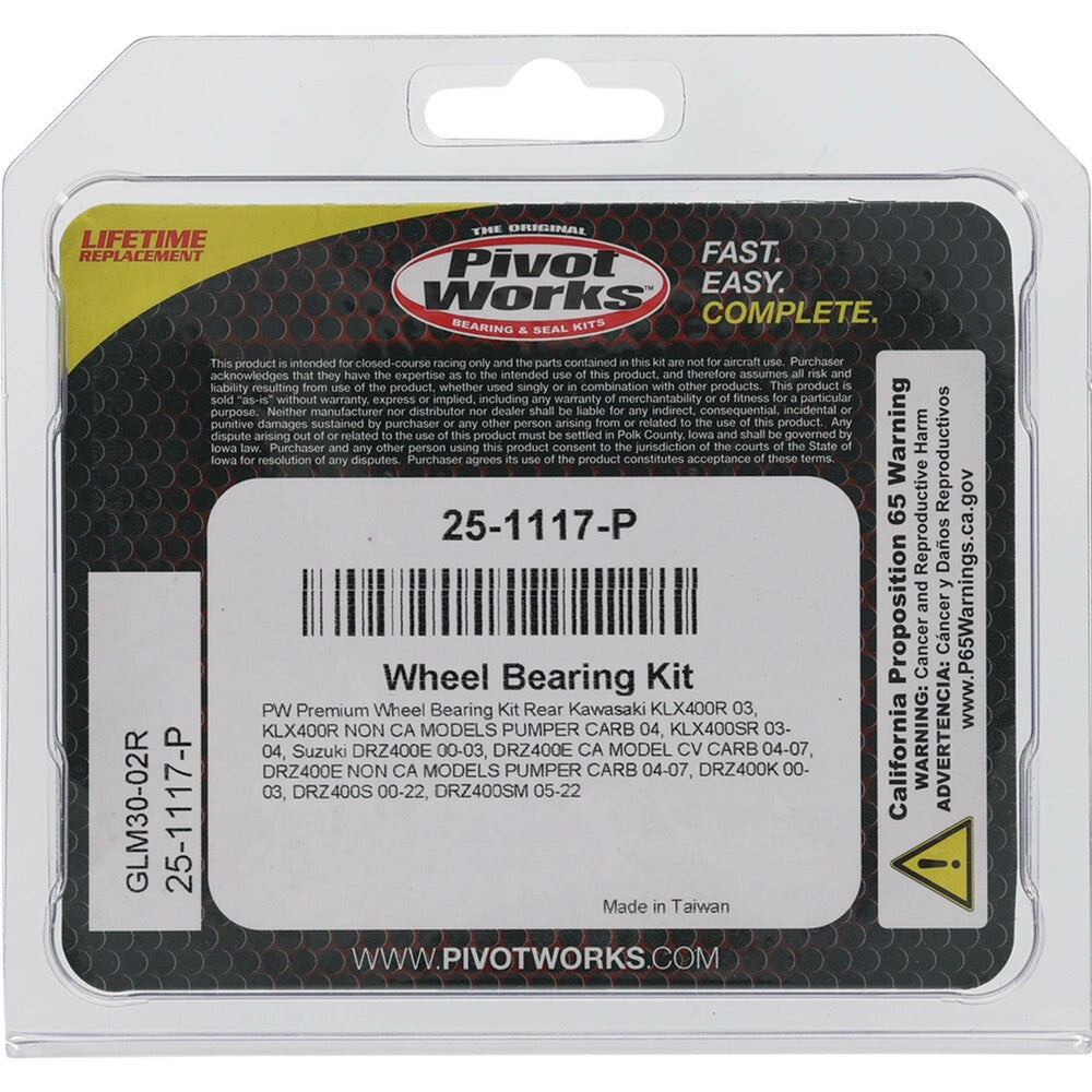 Drz400 Rear Wheel Bearings