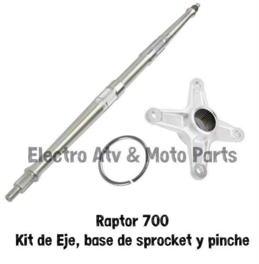 Electro Raptor Eje Raptor 700 (kit) – Electro Atv & Moto Parts