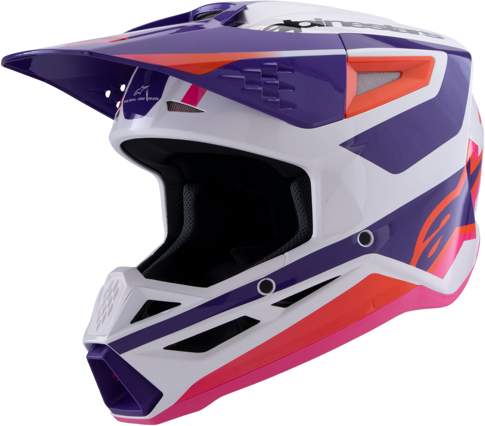 CASCO SM3 HEAT WHITE/PURPLE/PINK GLOSSY