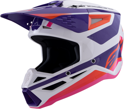 CASCO SM3 HEAT WHITE/PURPLE/PINK GLOSSY