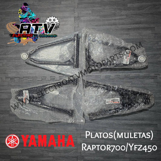Combo 4 Platos (Muletas) OEM Raptor700/Yfz450