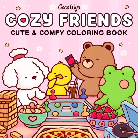 COZY FRIENDS COLORING BOOK