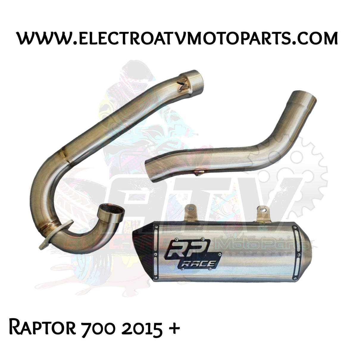 Electro Raptor RAPTOR 700 2015+ PIPA Y HEADER RP – Electro Atv & Moto Parts