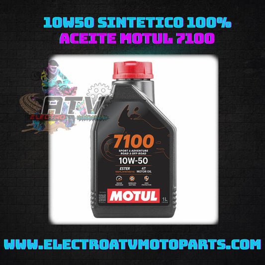 MOTUL® 7100 SYNTHETIC OIL 10W50 LITER